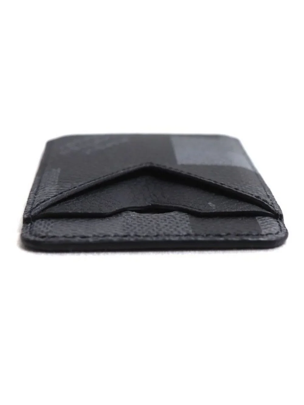 Louis Vuitton Card Case Magnet Damoflage Black
